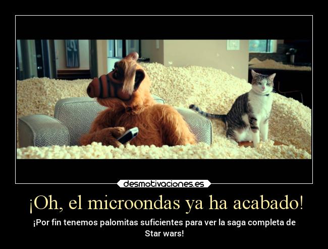 ¡Oh, el microondas ya ha acabado! - 