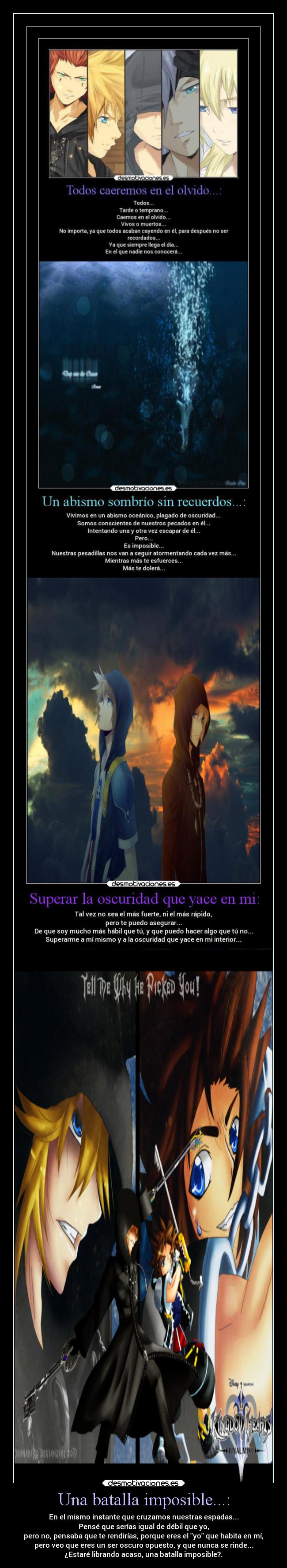 Una batalla imposible...: - 