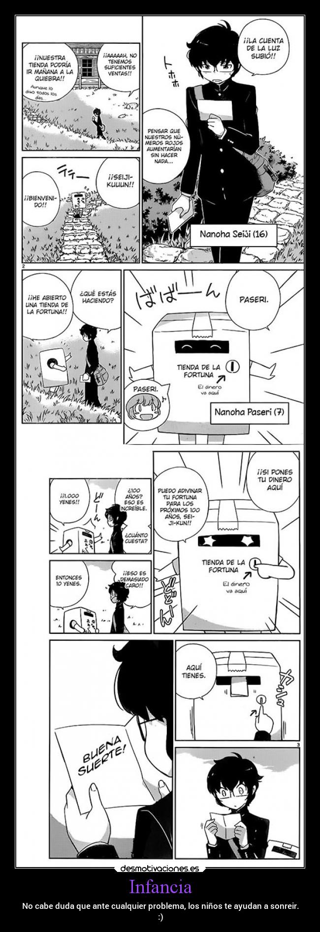 Infancia - No cabe duda que ante cualquier problema, los niños te ayudan a sonreir.
:)