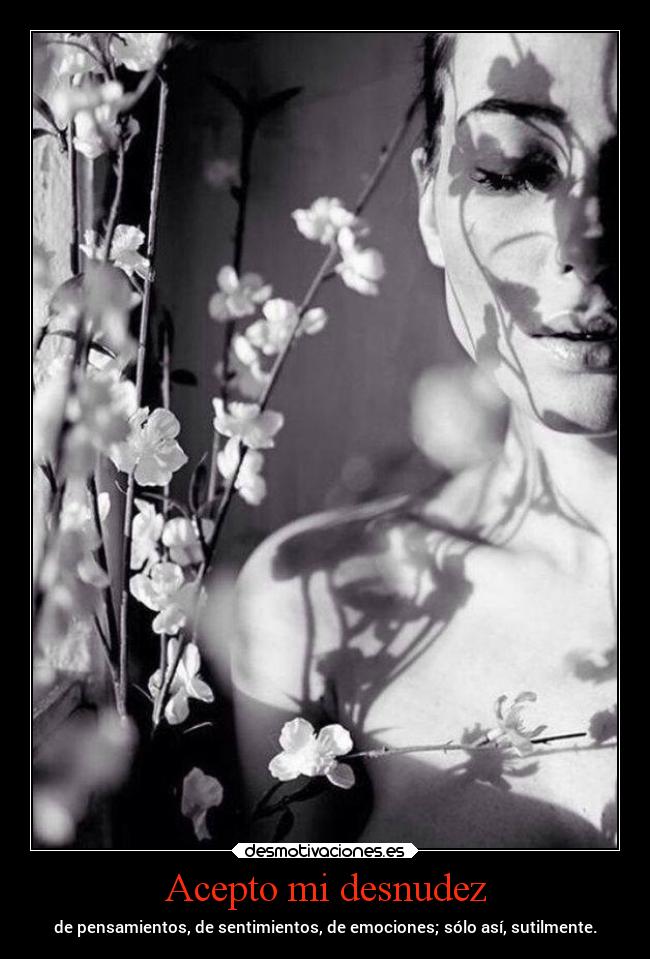 Acepto mi desnudez -