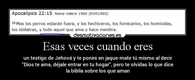 Esas veces cuando eres -