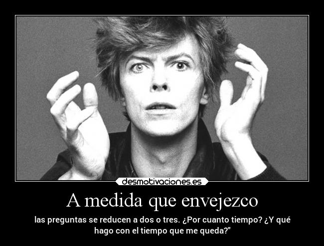 A medida que envejezco -