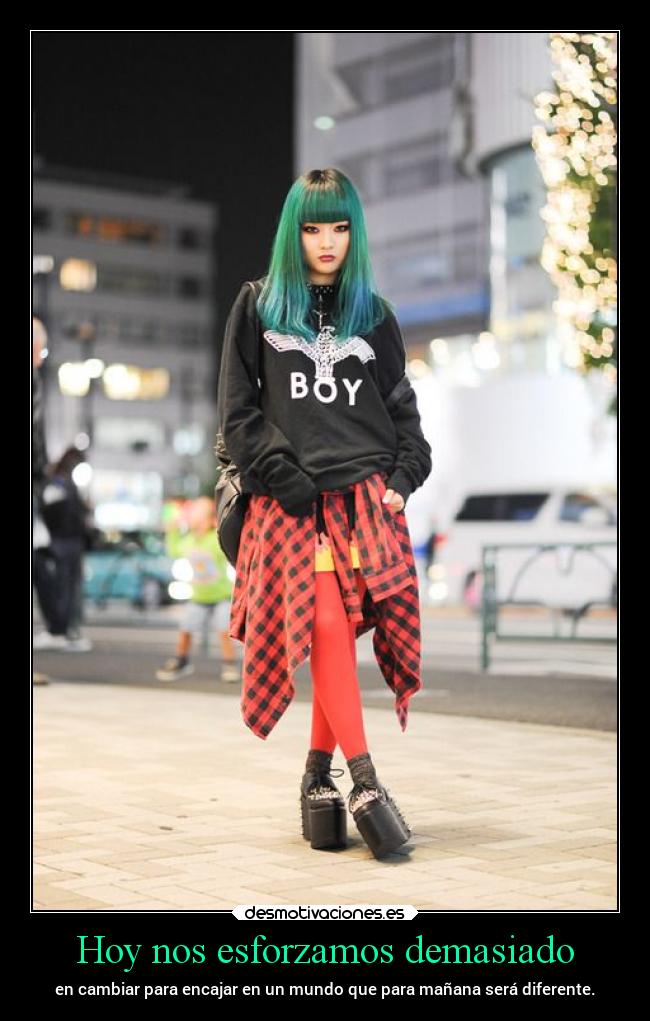 Hoy nos esforzamos demasiado - 