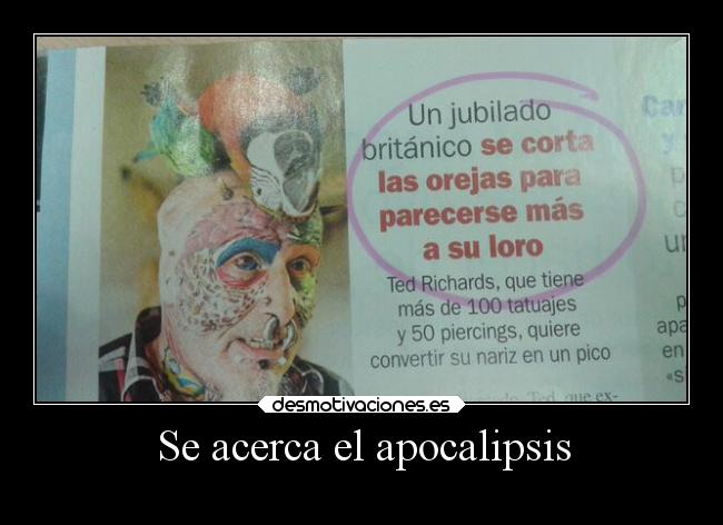 Se acerca el apocalipsis - 
