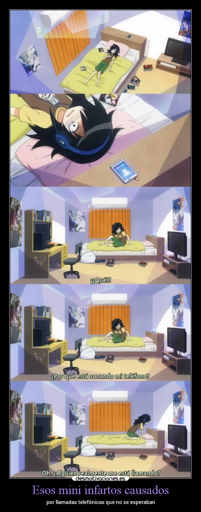 Esos mini infartos causados - por llamadas telefónicas que no se esperaban