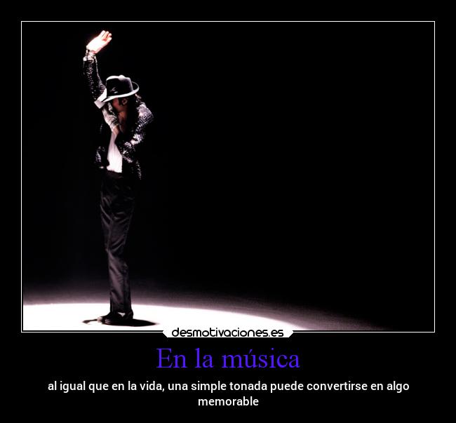 En la música -