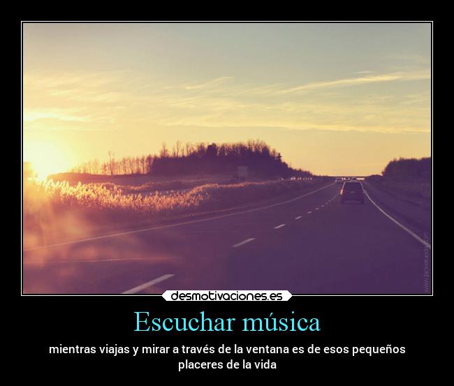 Escuchar música -