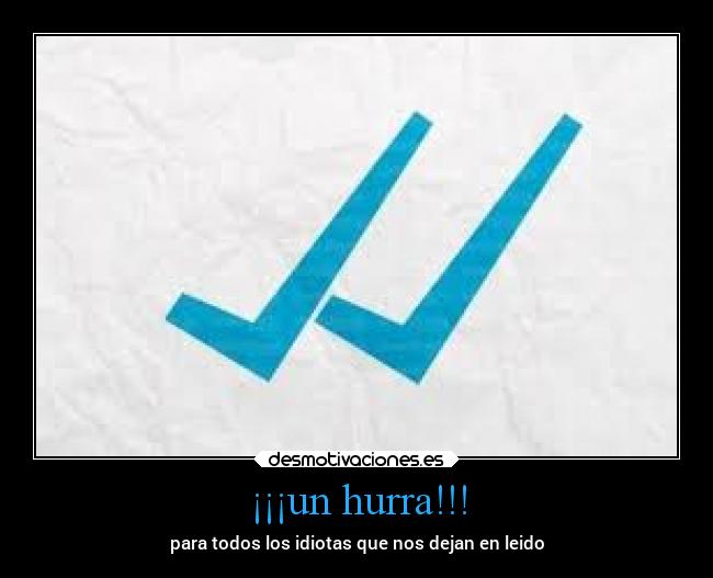 ¡¡¡un hurra!!! - 