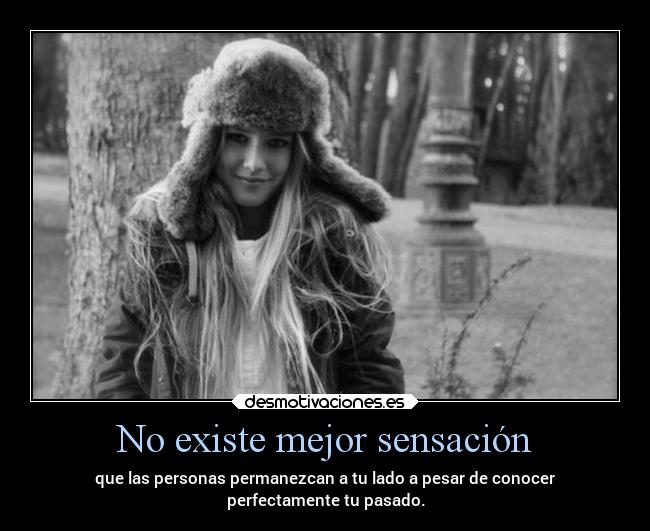 No existe mejor sensación -