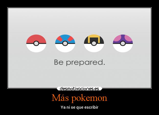 Más pokemon - 