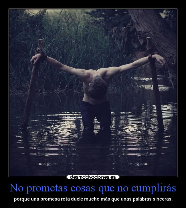 carteles promesas lizst desmotivaciones