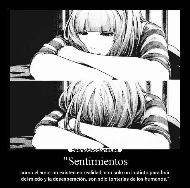 carteles sentimientos anime vida sentimientos desmotivaciones