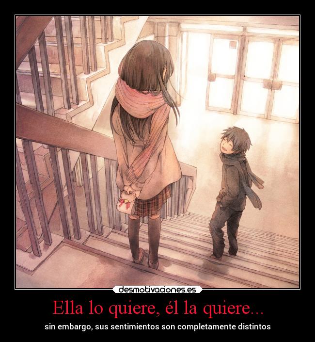 carteles sentimientos distintos kiminitodoke kuronuma kazehaya desmotivaciones