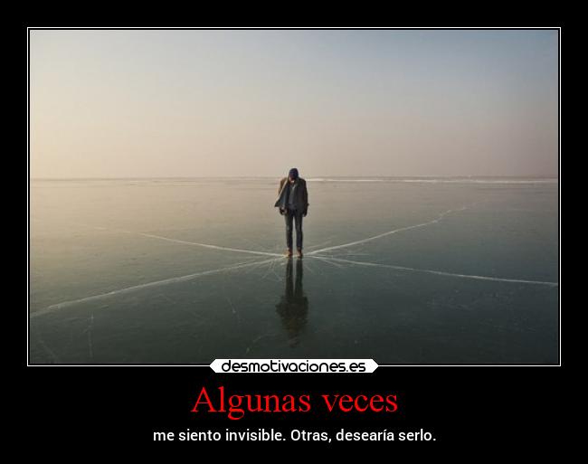 Algunas veces -