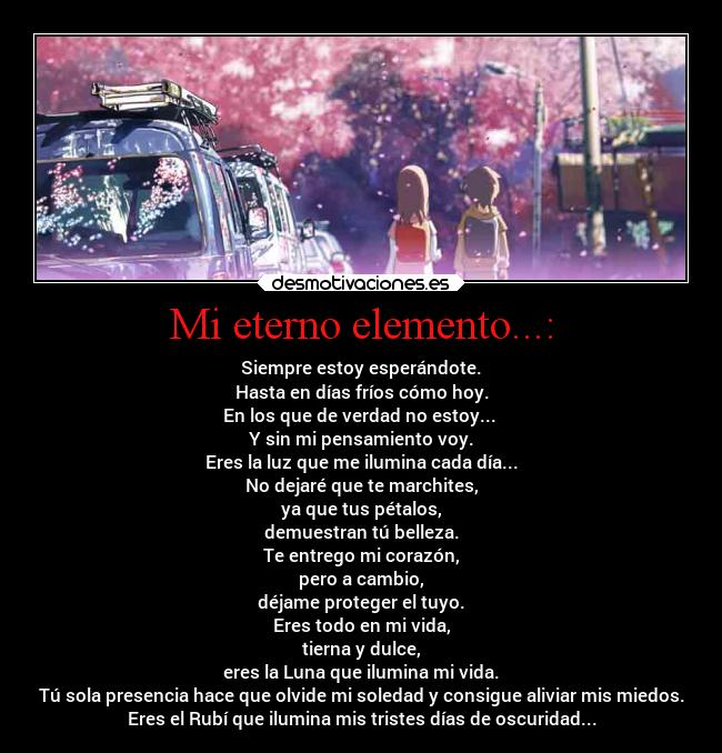 Mi eterno elemento...: - 