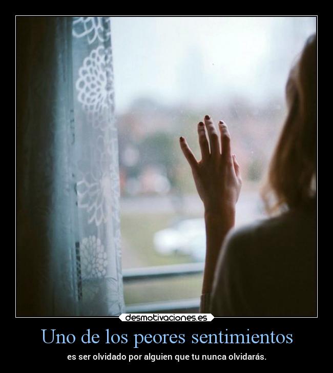 Uno de los peores sentimientos -