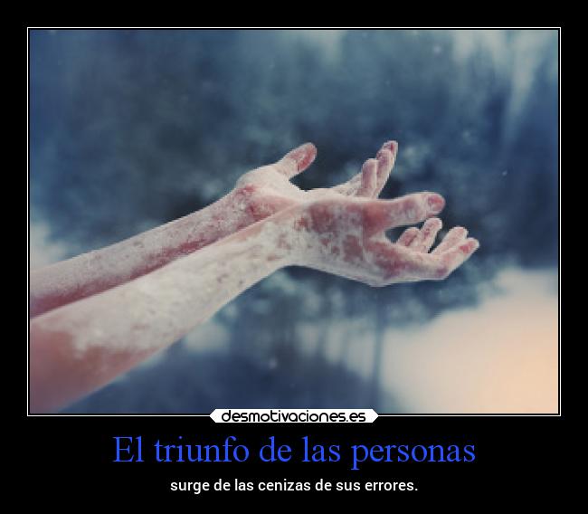 El triunfo de las personas -