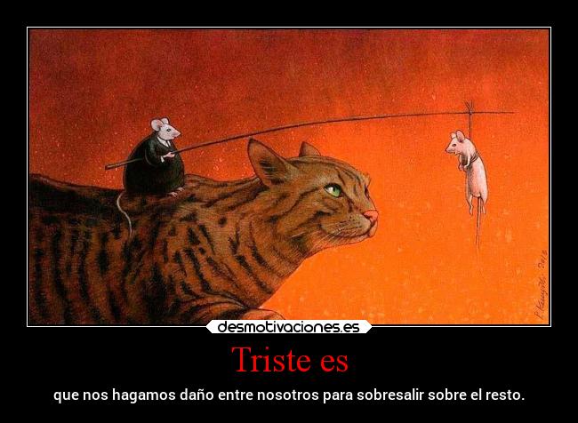 Triste es -