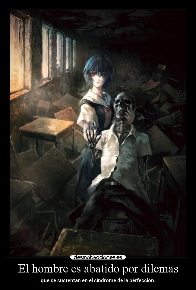 El hombre es abatido por dilemas -