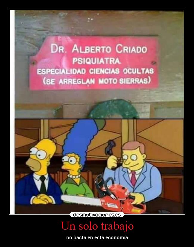 Un solo trabajo -