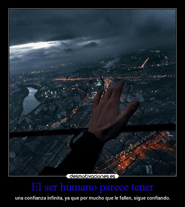 El ser humano parece tener -