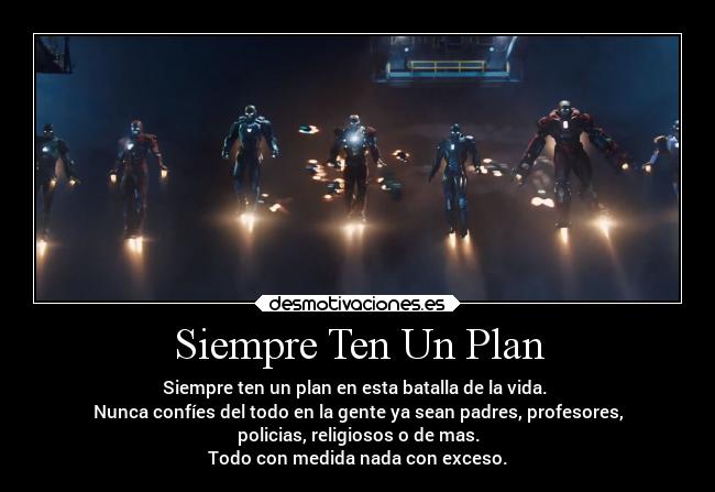 Siempre Ten Un Plan - 