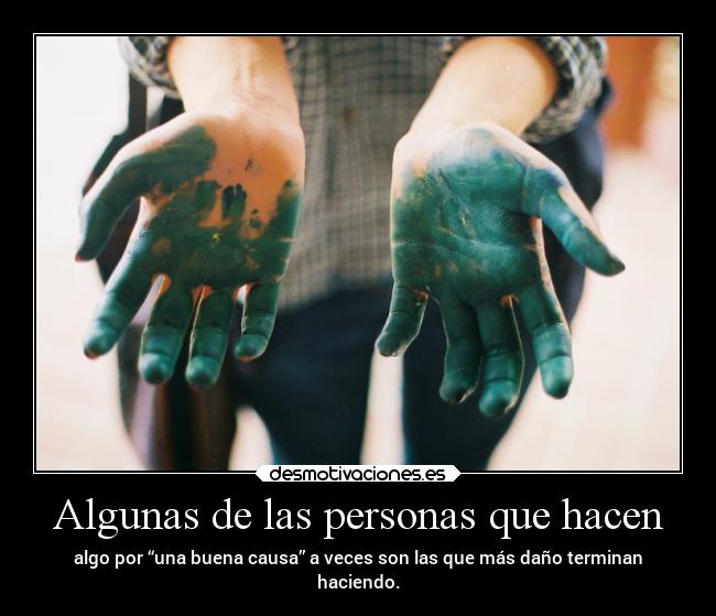 Algunas de las personas que hacen -