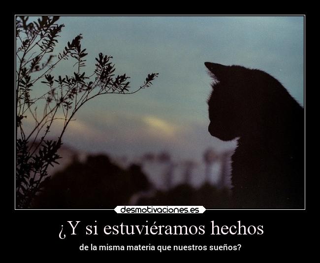 ¿Y si estuviéramos hechos -