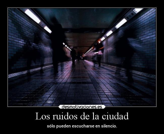 Los ruidos de la ciudad -