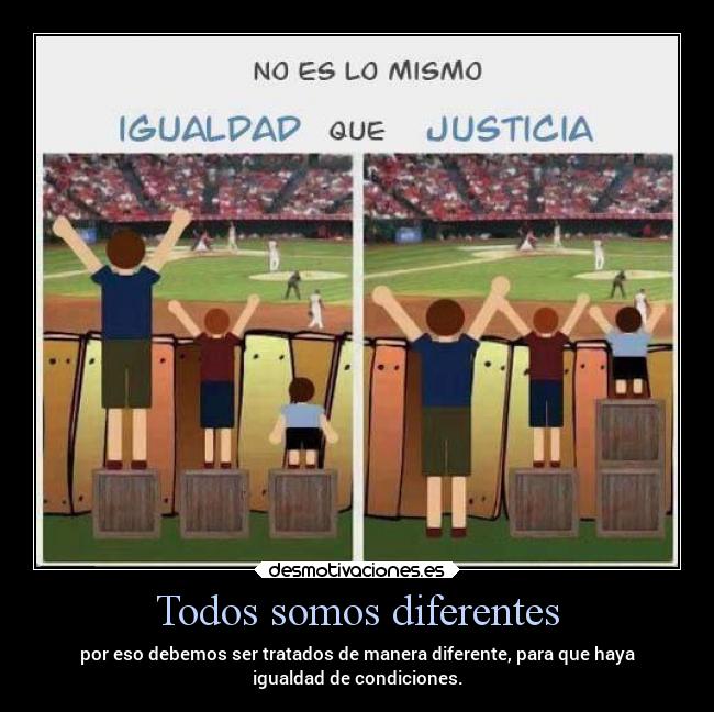 Todos somos diferentes -