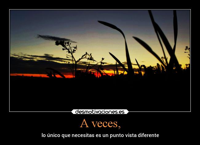 A veces, - 