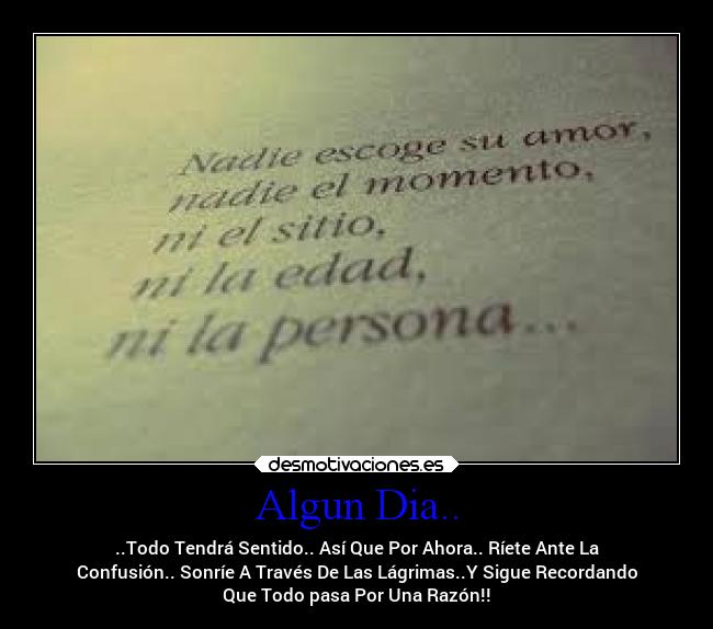 Algun Dia.. -