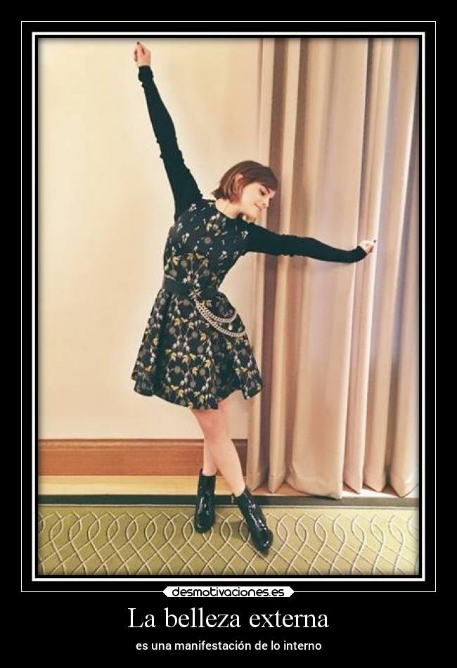 La belleza externa - es una manifestación de lo interno