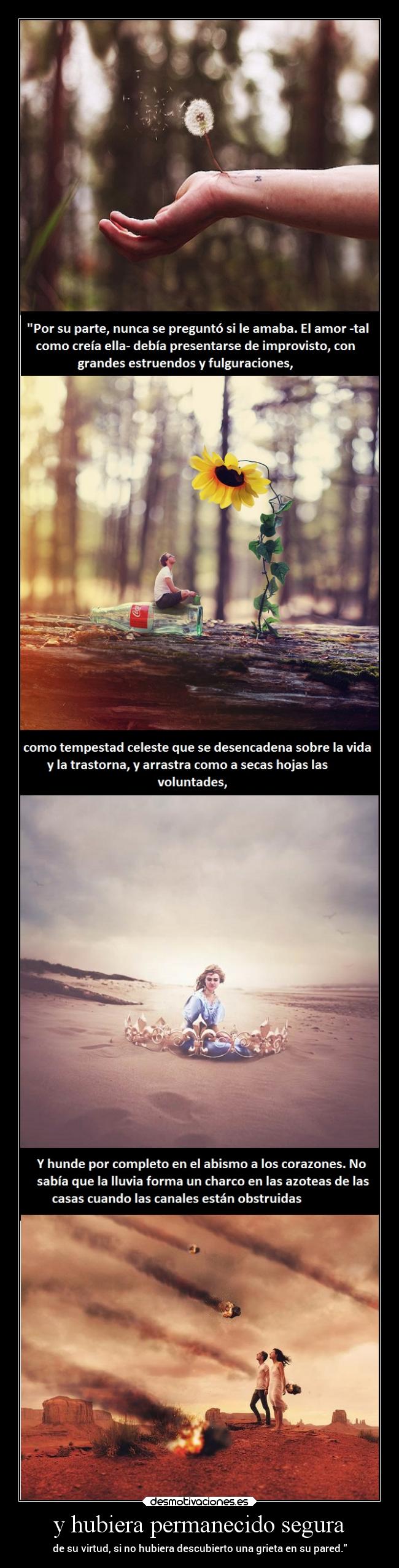 y hubiera permanecido segura - 