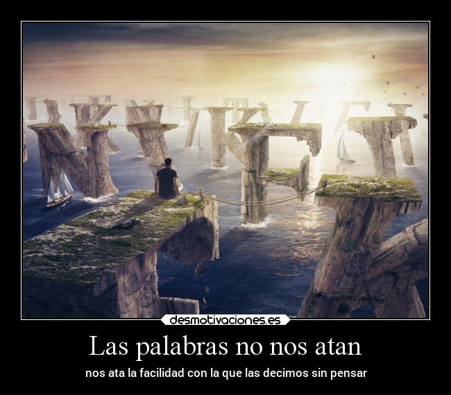Las palabras no nos atan -