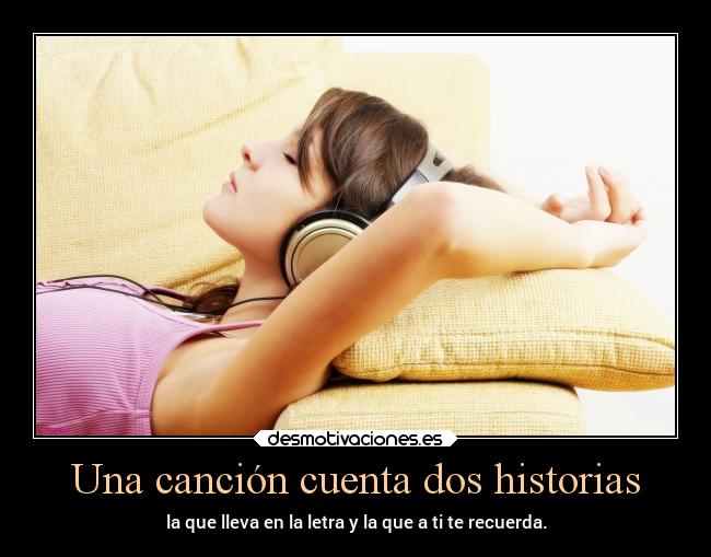 Una canción cuenta dos historias - 