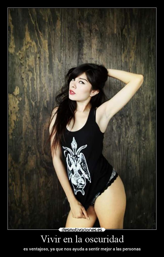Vivir en la oscuridad -