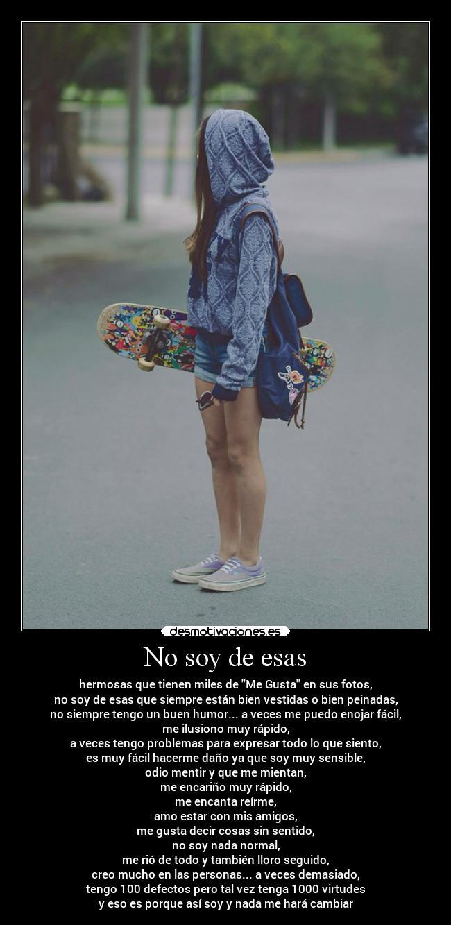 No soy de esas -