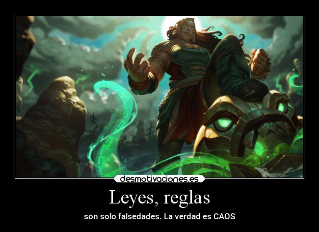 Leyes, reglas -
