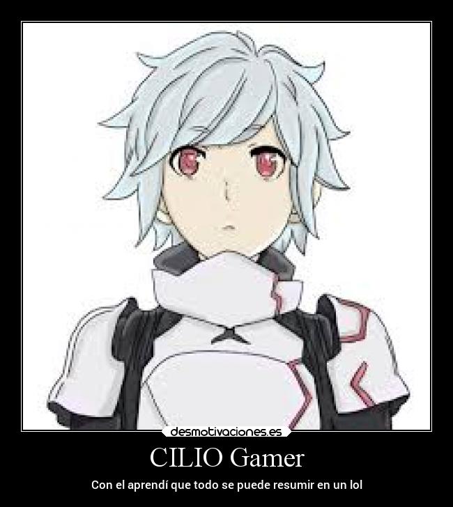 CILIO Gamer - Con el aprendí que todo se puede resumir en un lol