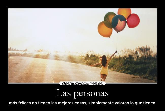 Las personas -