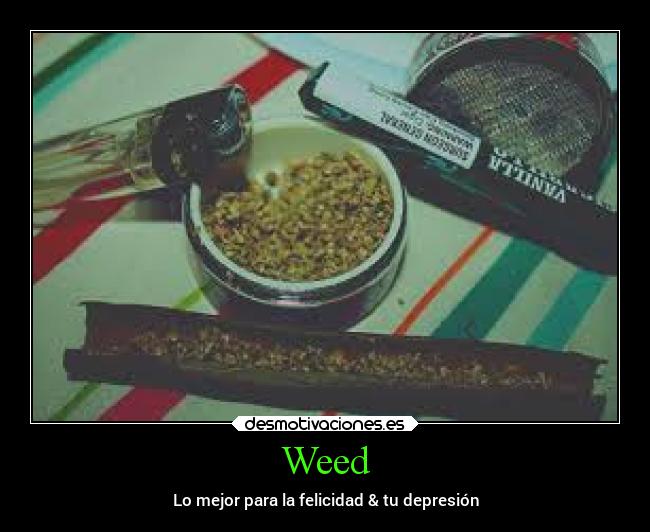 Weed - Lo mejor para la felicidad & tu depresión