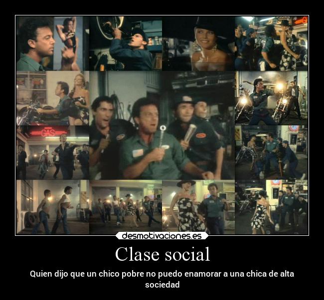 Clase social - Quien dijo que un chico pobre no puedo enamorar a una chica de alta
sociedad
