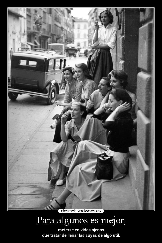 Para algunos es mejor, - 