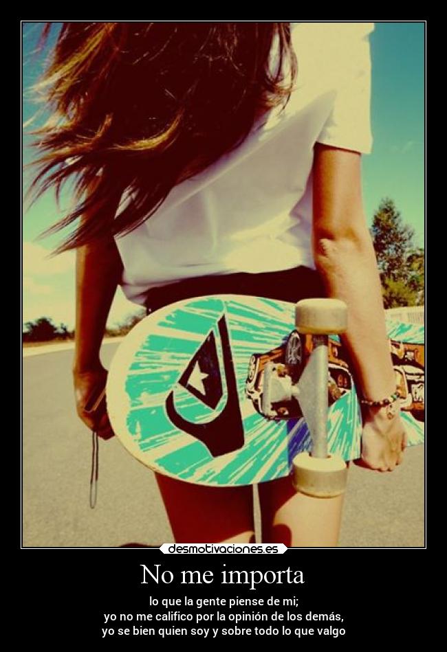 No me importa - 