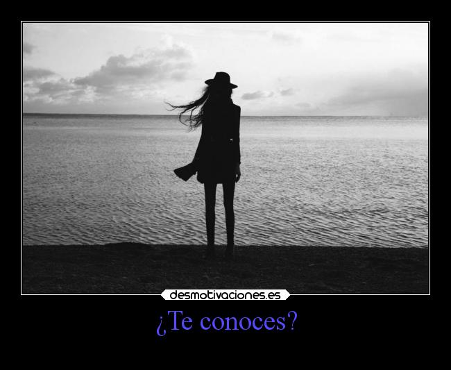 ¿Te conoces? -