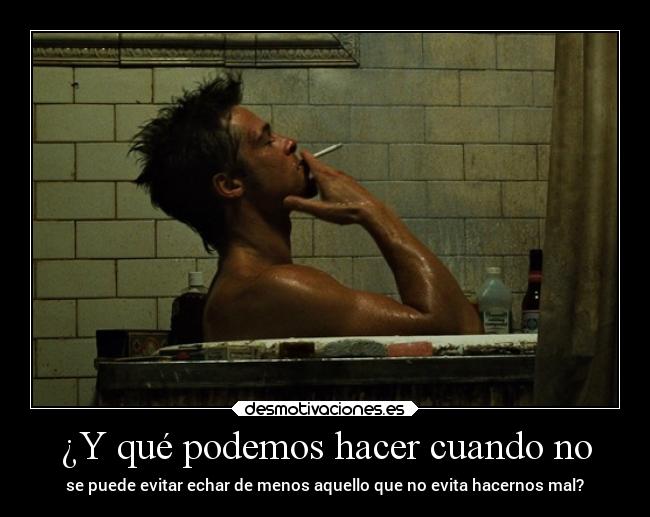 ¿Y qué podemos hacer cuando no -