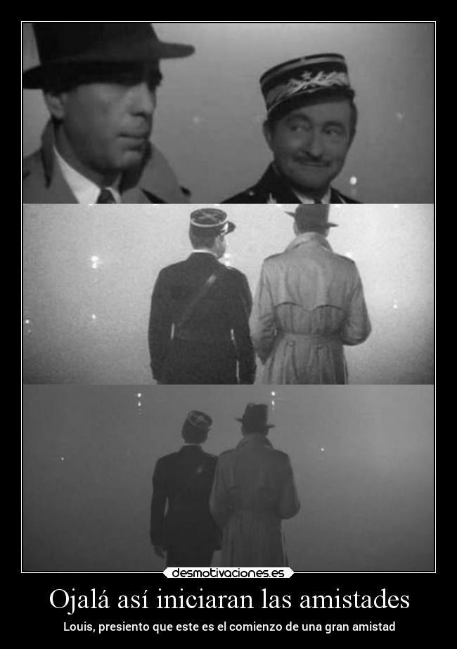 Ojalá así iniciaran las amistades -