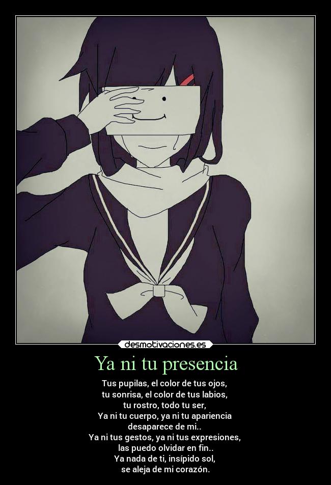 Ya ni tu presencia -