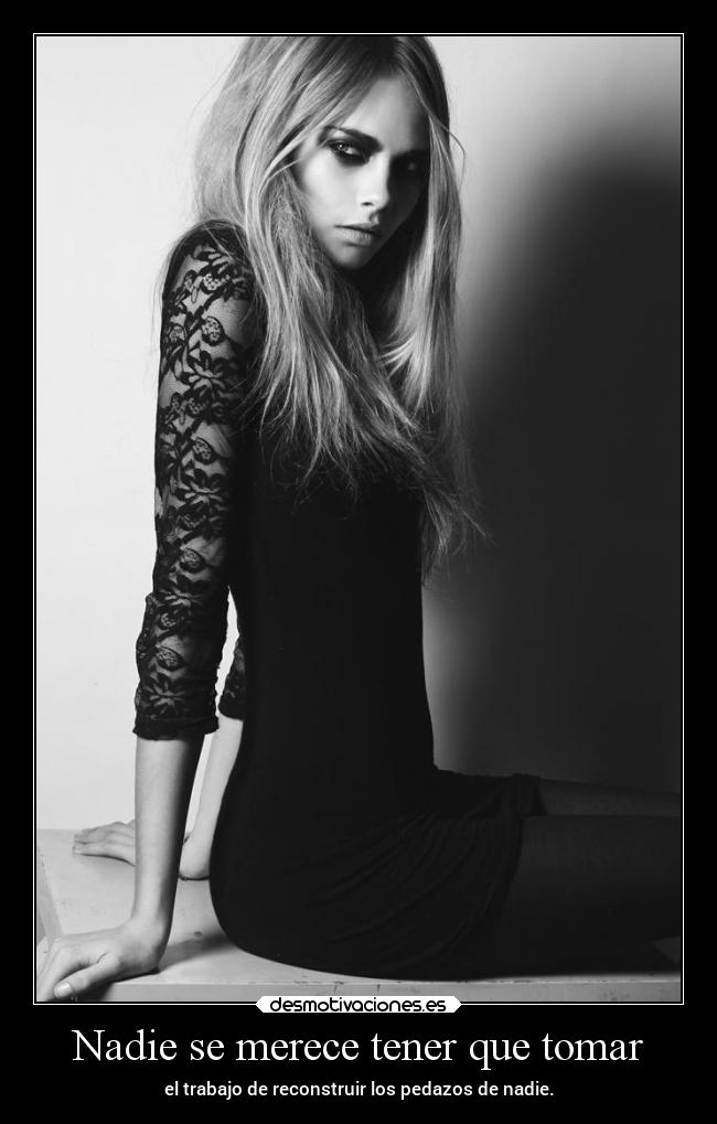 Nadie se merece tener que tomar - 